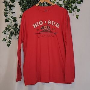 California Surfing Tee. Big*Sur. World Ready Sport 1. Size XL.